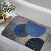 Abstract Circles Anti_Slip Bath Mat
