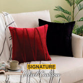 Pack of 2 Streak R&B Velvet Cushions