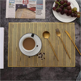 Deceptive 6PCs PVC Placemat Set
