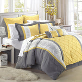 Golden Haze 6Pcs Quilt Cover Set