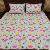 Whimsical Blooms 3Pcs Flat Sheet Set