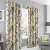 Nature's Elegance Digital Printed Curtain Pair