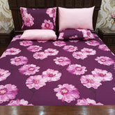 Floral Fantasy 3Pcs Flat Sheet Set