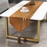Velvet Embellished Table Runner