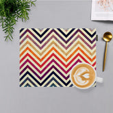Chevrons Multi Digital Printed Table Mat