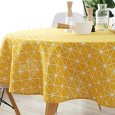 Yellow Diamond Digital Printed Table Cover