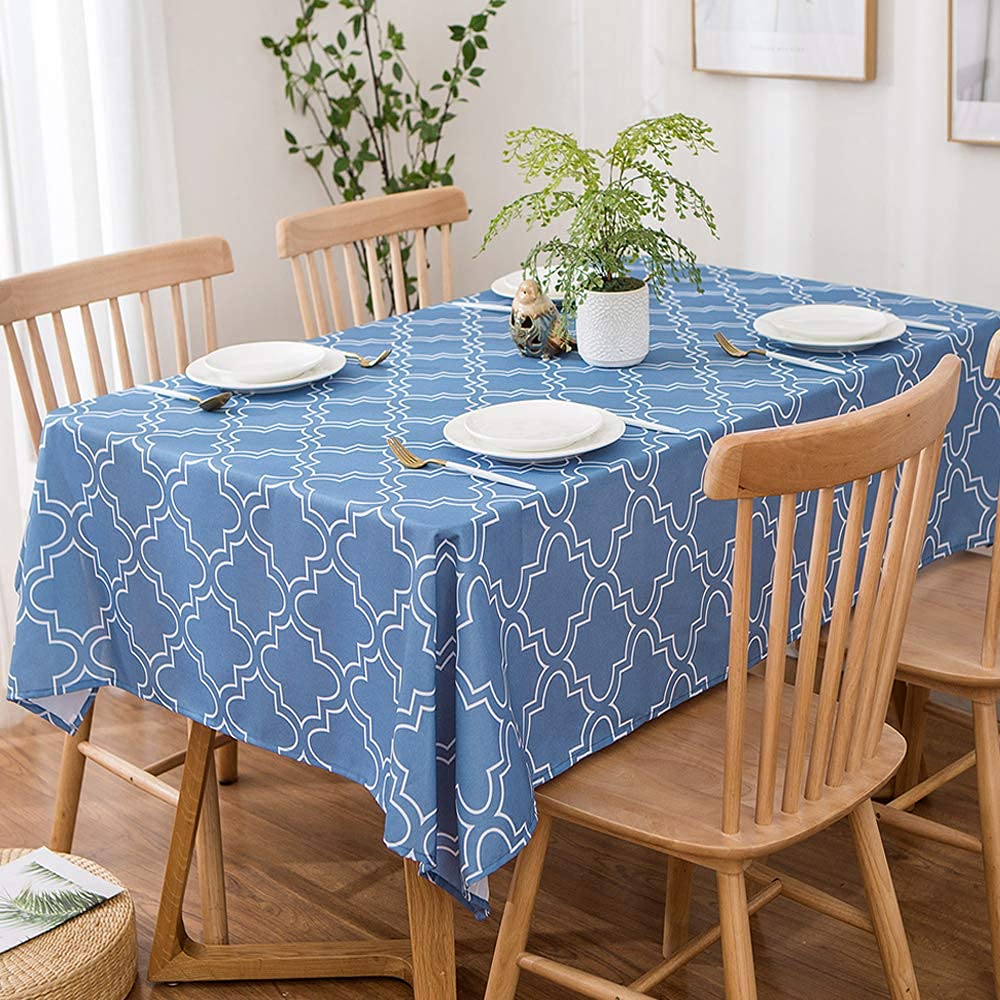 Turkish Blue Digital Printed Table Cover