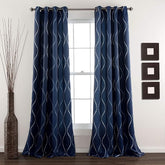 Streak Digital Printed Curtain Pair