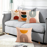 Pack of 4 Illusion Printed Cushion Covers