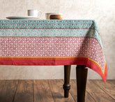 Vintage Patchwork Digital Printed Table Cover