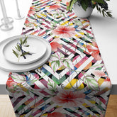Daisy Digital Printed Table Runner