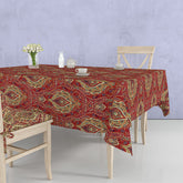 Damask Digital Printed Table Cover
