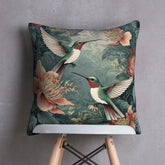 Winged Blooms Digital Printed Cushion