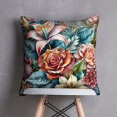 Botanical Harmony Digital Printed Cushion