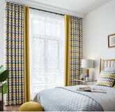Chevrons Digital Printed Curtain Pair