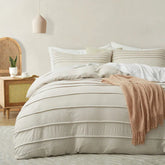 Noval Ivory 6Pcs Quilt Cover Set