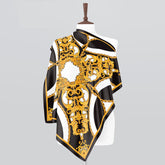 Versa Royal Silk Printed Scarf 39x39 Inch