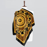 Symphony Silk Printed Scarf 39x39 Inch