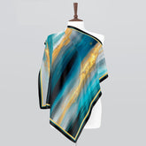 Prism Blend Silk Printed Scarf 39x39 Inch