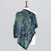 Bardanique Silk Printed Scarf 39x39 Inch