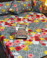 Oasis 3Pcs Cotton Flat Sheet Set