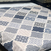 Patchwork AC Fleece Blanket