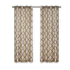 Ornate Digital Printed Curtain Pair