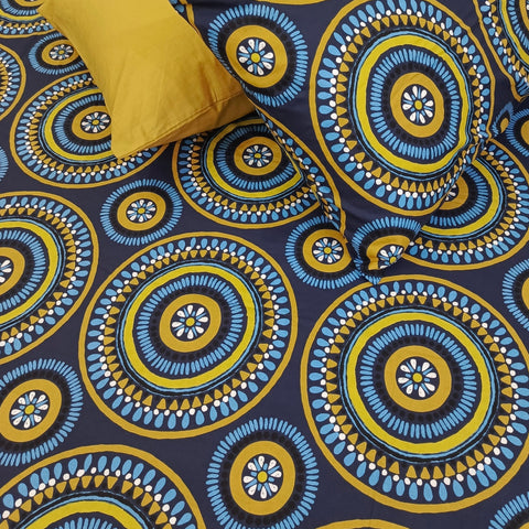 Tribal Orbit 3Pcs Flat Sheet Set