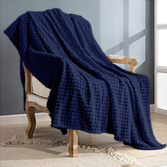 Luxury King Size Fleece Blanket (Navy)