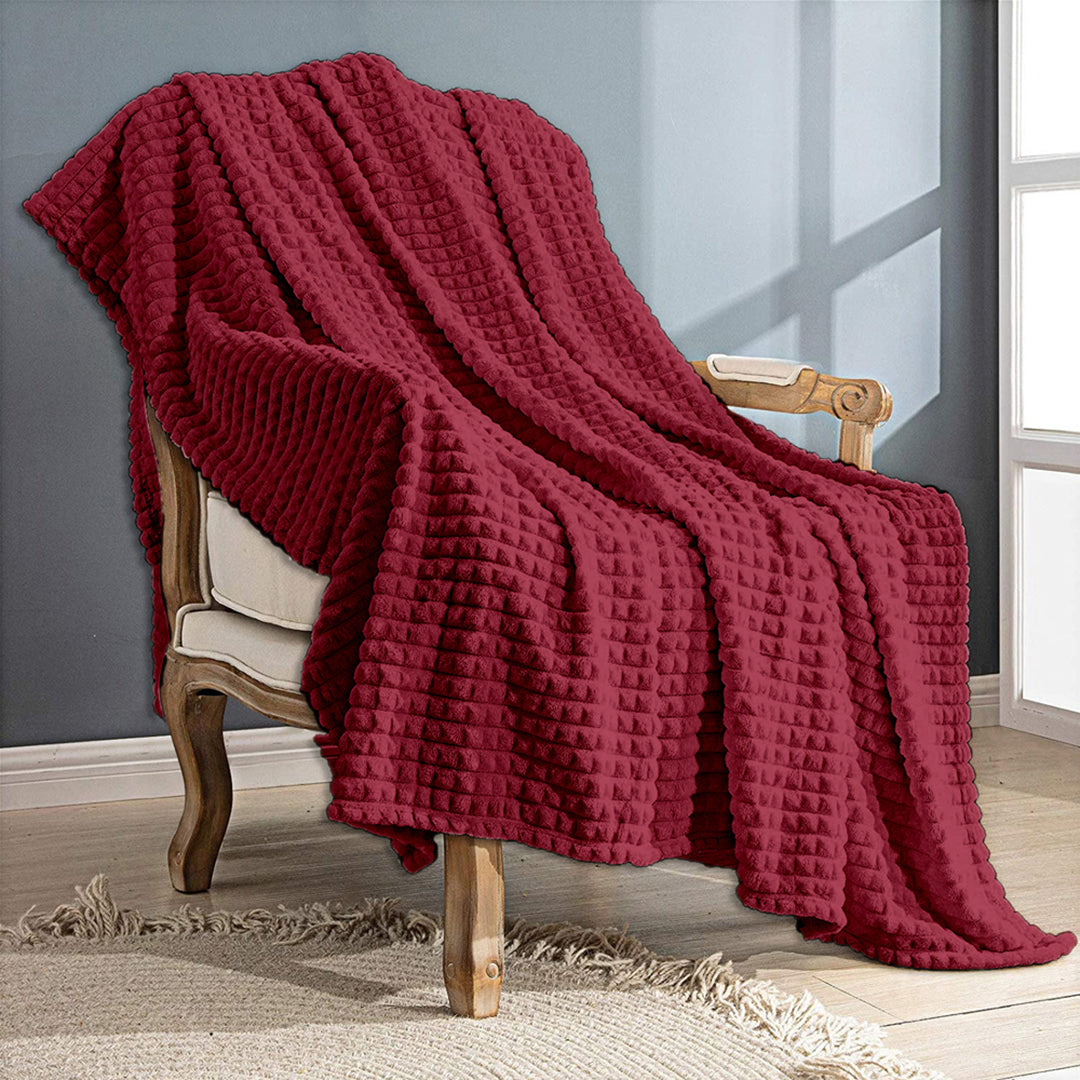 Luxury King Size Fleece Blanket (Red)