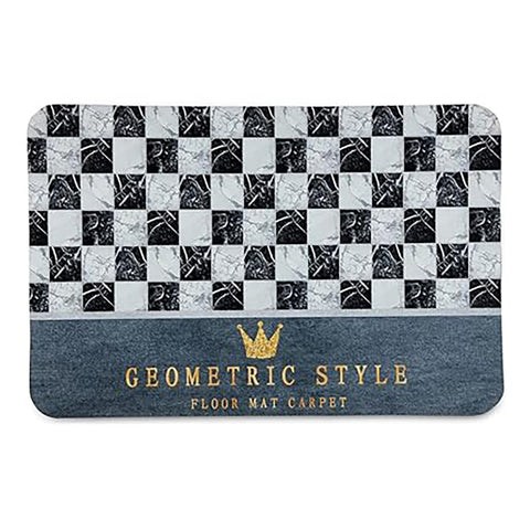 Geometric Anti_slip Bath Mat