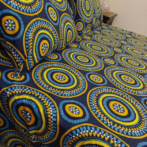 Tribal Orbit 3Pcs Flat Sheet Set
