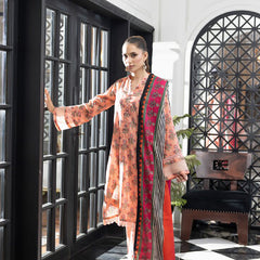Unstitched 3Pcs Printed Lawn – DSNV1714