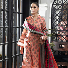 Unstitched 3Pcs Printed Lawn – DSNV1714