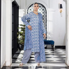 Unstitched 3Pcs Printed Lawn – DSNV1710