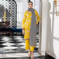 Unstitched 3Pcs Printed Lawn – DSNV1711