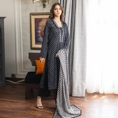 Unstitched 3Pcs Printed Lawn – DSNV1702