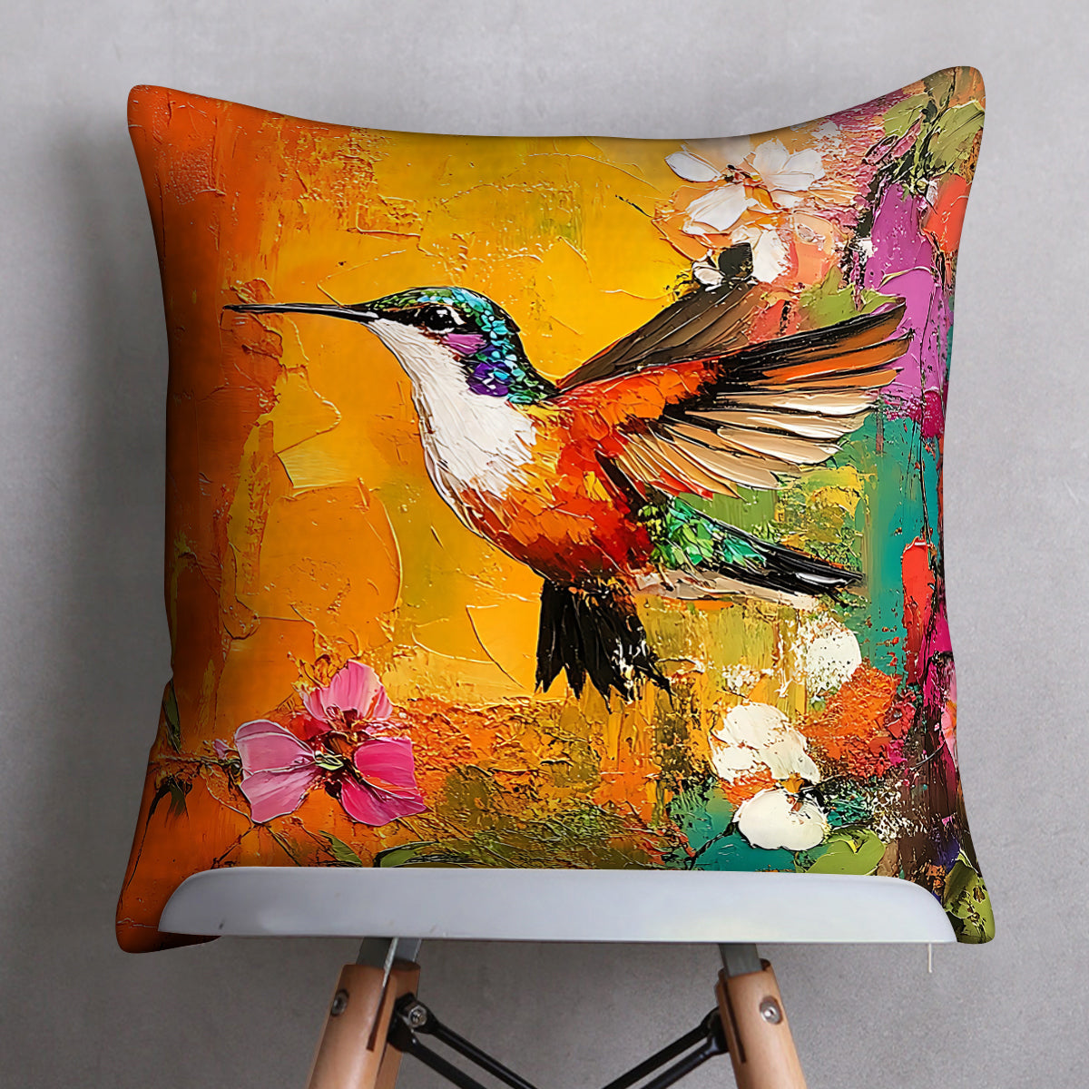 Kingfisher Digital Printed Cushion