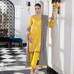 Unstitched 3Pcs Printed Lawn – DSNV1711