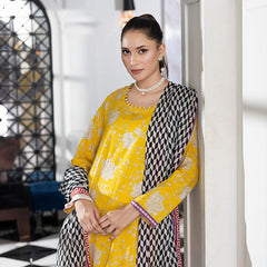 Unstitched 3Pcs Printed Lawn – DSNV1711
