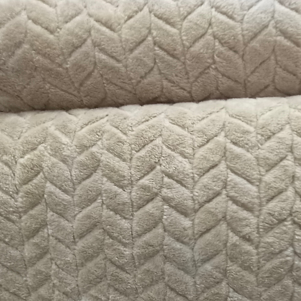Premium King Size Fleece Blanket (Beige)