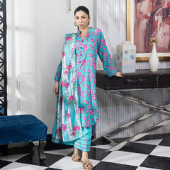 Unstitched 3Pcs Printed Lawn – DSNV1708