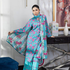 Unstitched 3Pcs Printed Lawn – DSNV1708