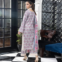 Unstitched 3Pcs Printed Lawn – DSNV1709