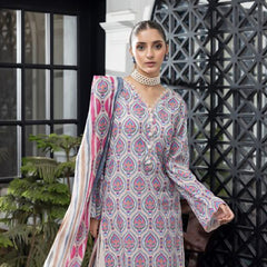 Unstitched 3Pcs Printed Lawn – DSNV1709