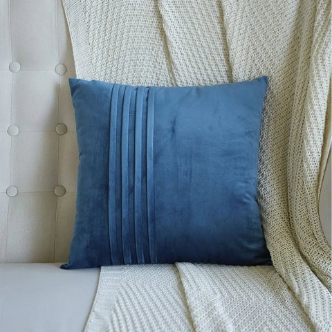Pack of 1 Ascent Pleated Velvet Cushions