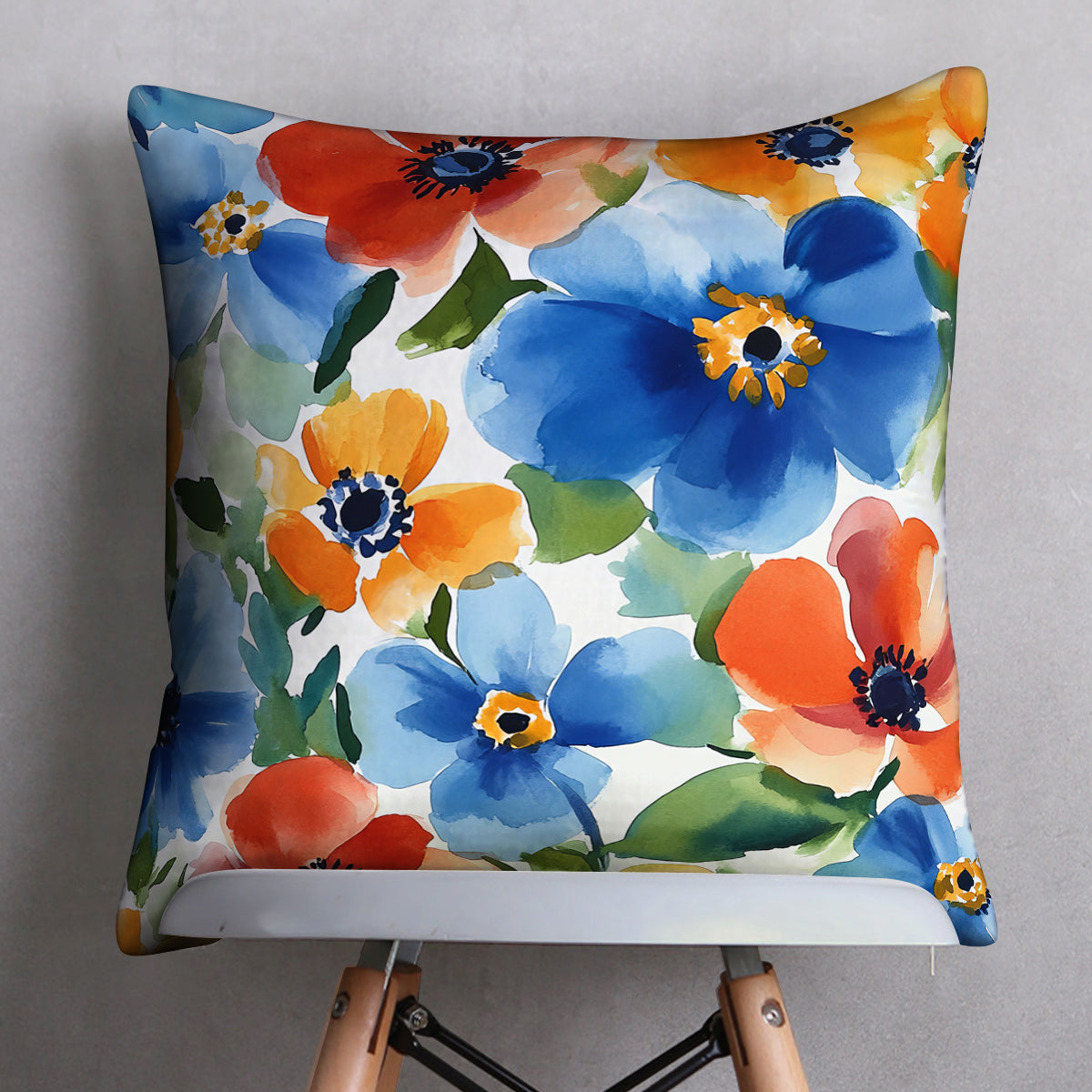Bloomstrokes Digital Printed Cushion