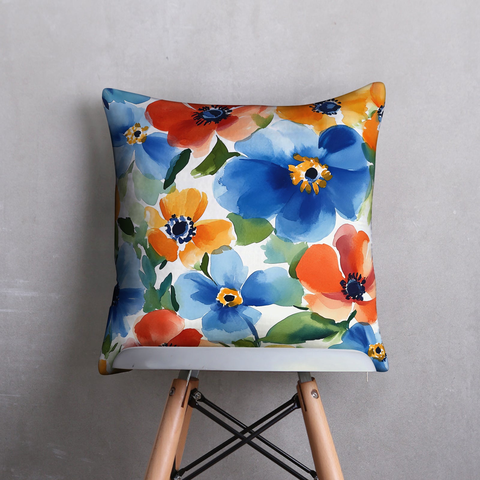 Bloomstrokes Digital Printed Cushion