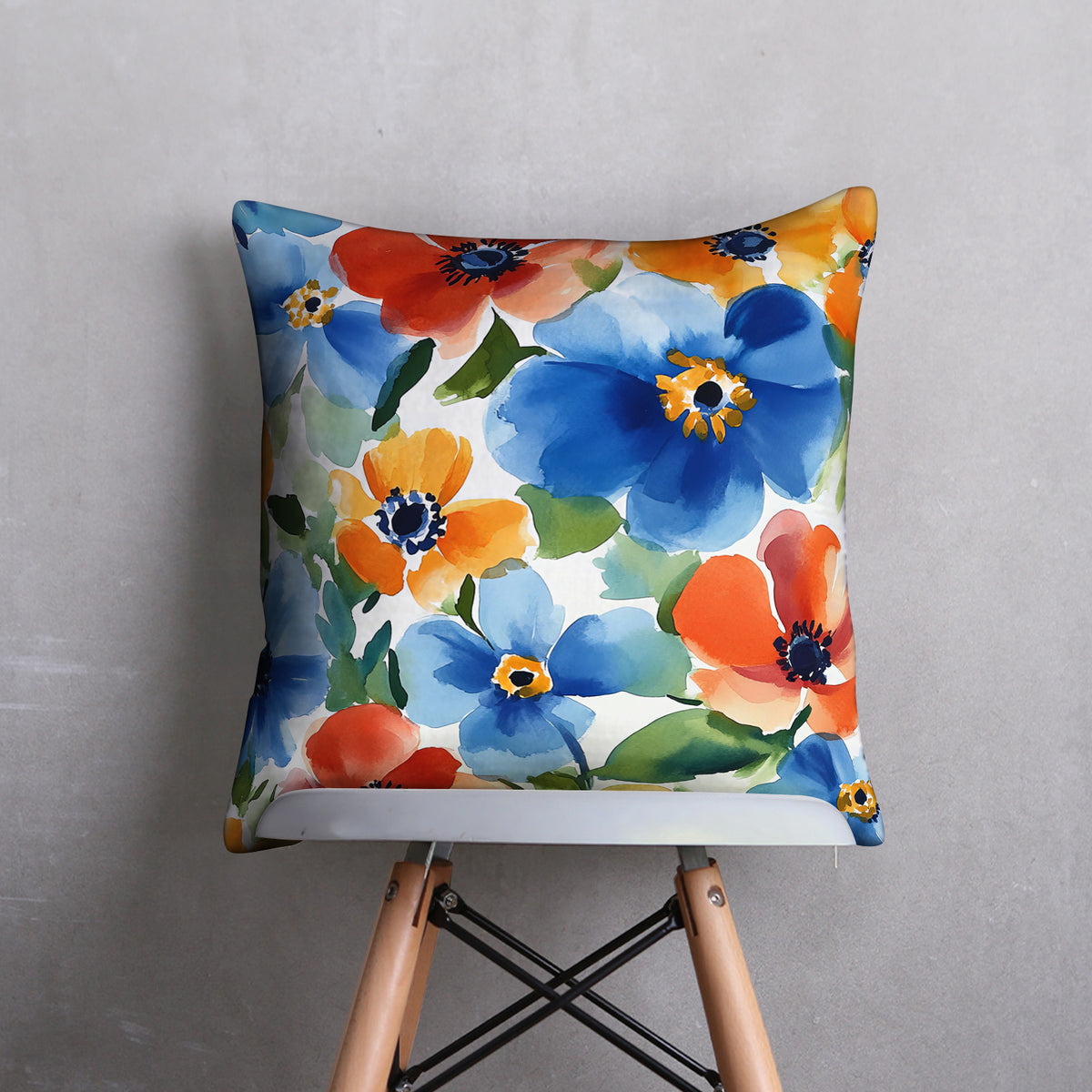 Bloomstrokes Digital Printed Cushion