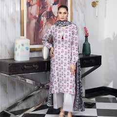 Unstitched 3Pcs Printed Lawn – DSNV1707